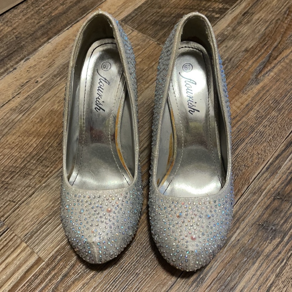 Blinged out diamond heels - Picture 2 of 3